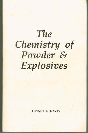 B29 - Davis / Chemistry of Powder & Explosives