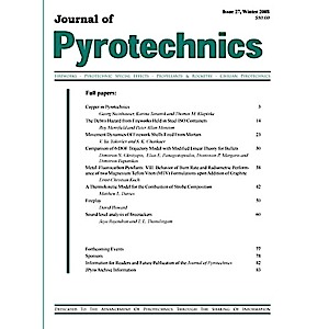 JPyro27 - Journal of Pyro Issue #27, Winter, 2008